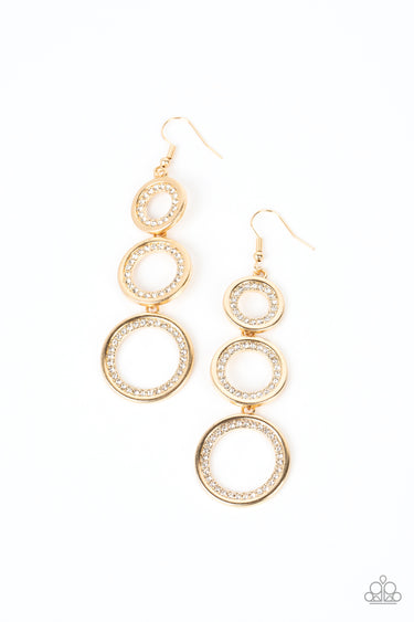 Shimmering in Circles - Gold